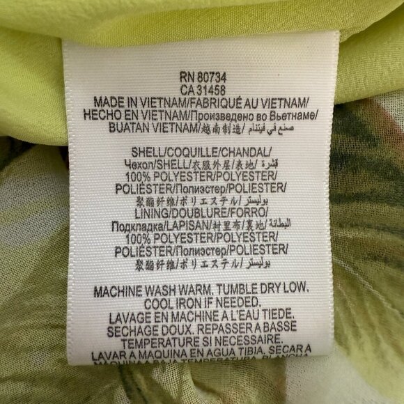 BCBGeneration Floral Ruffle Halter Maxi Dress Women's XS Tropical Resort Beach - Picture 14 of 15